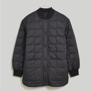 Madewell Women’s Oversized Quilted Bomber Jacket